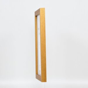 Marco de Madera Efecto Perfil 52 Color Roble 62x93 cm Cristal Normal