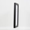Efecto Marco de madera Perfil 52 negro 70x70 cm Cristal normal