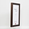 Efecto marco de madera Perfil 52 marrón oscuro 61x91,5 cm cristal normal