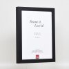 Efecto Marco de madera Perfil 55 negro 9x13 cm Cristal normal