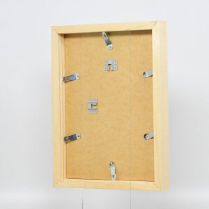 Efecto Marco de madera Perfil 55 naturaleza 27x48 cm cristal normal