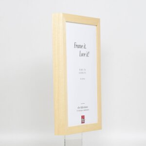 Efecto Marco de madera Perfil 55 naturaleza 27x48 cm cristal normal