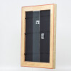 Marco de fotos de madera Effect Profil 56 13x13 cm anticuario plateado con vidrio transparente