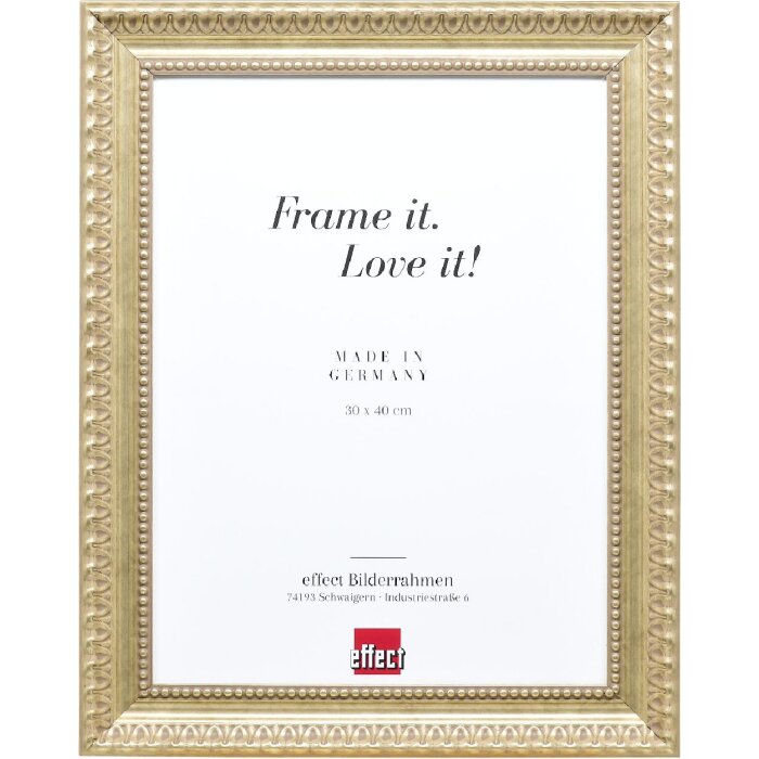 Effect Profil 56 Holzrahmen 21x29,7 cm Antiksilber Klarglas