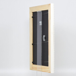 Marco de fotos Effect Profil 56 de madera 25x30 cm blanco con vidrio transparente