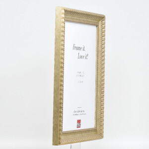 Marco de fotos Effect Profil 56 30x40 cm antiguo plateado con vidrio transparente