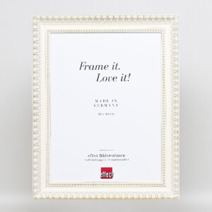 Marco de fotos de madera Effect Profil 56 40x60 cm blanco Klarglas