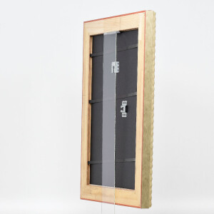 Marco de fotos de madera Effect Profil 56 60x80 cm antiquesilver cristal transparente