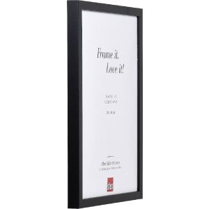 Marco de fotos de madera Effect Profil 58 Negro 7x10 cm Vidrio transparente