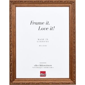 Effect Holzrahmen Profil 63 Barock braun 70x100 cm mit...