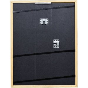 Effect Bilderrahmen Holz Profil 66 Antiksilber 18x32 cm Klarglas