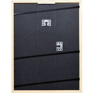 Marco de fotos de madera Effect Profil 66 Negro 25x30 cm Klarglas