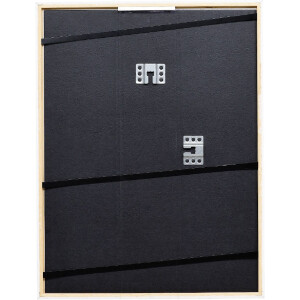 Marco de fotos de madera efecto Profil 69 blanco 18x32 cm con vidrio transparente