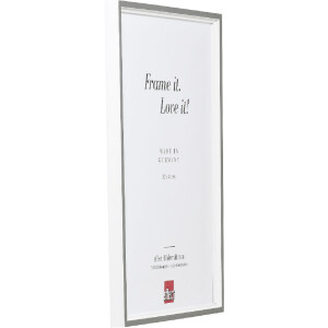 Marco de fotos de madera effect Profil 69 Gris 40x50 cm Vidrio claro