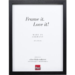 Marco de fotos de madera Effect Profil 74 Negro 50x100 cm...