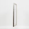 Efecto marco de madera perfil 85 plata 18x27 cm cristal normal
