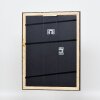Efecto marco de madera perfil 85 negro 40x40 cm cristal normal