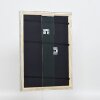 Efecto marco de madera perfil 85 plata 42x59,4 cm cristal normal