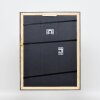 Efecto marco de madera perfil 85 negro 60x80 cm cristal normal
