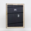Efecto marco de madera perfil 85 negro 60x80 cm cristal normal