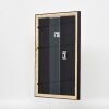 Efecto marco de madera perfil 85 negro 59,4x84,1 cm cristal normal