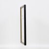 Efecto marco de madera perfil 85 negro 70x100 cm cristal normal