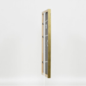 Efecto marco de madera perfil 2070 cristal normal 10x15 cm oro