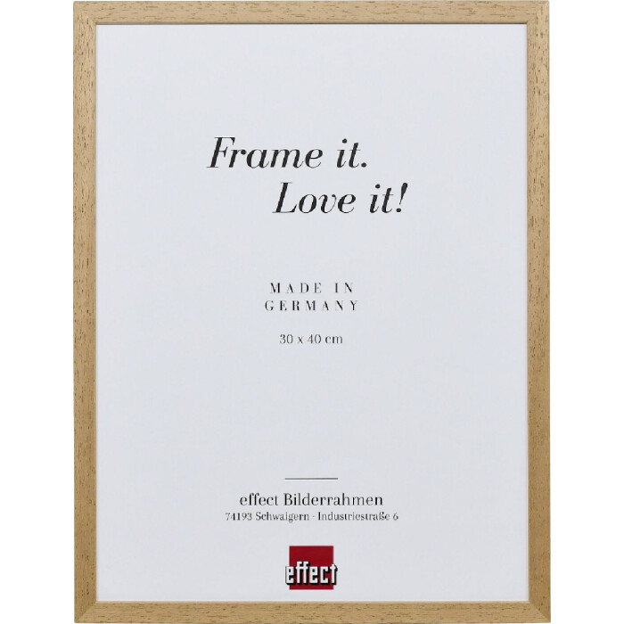 Marco de fotos de madera Effect Profil 2330 Roble 23x70 cm con cristal transparente