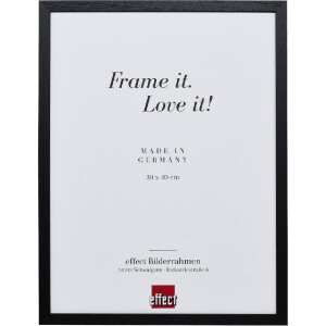 Marco de fotos de madera Effect Profil 2330 Negro 27x48 cm con vidrio transparente