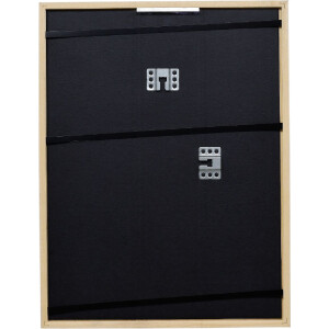 Marco de fotos de madera Effect Profil 2330 blanco 40x50 cm con vidrio transparente