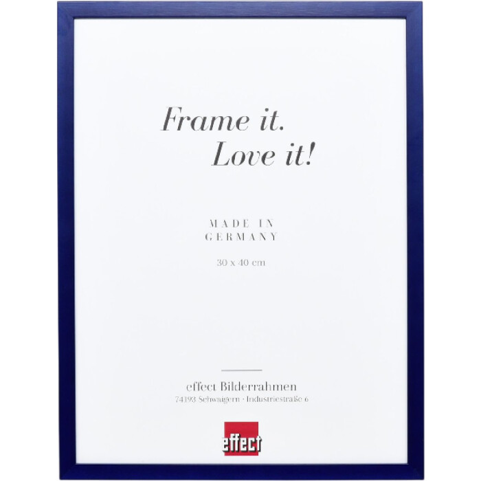 Marco de fotos de madera Effect Profil Top S Azul 10x15 cm Vidrio Normal