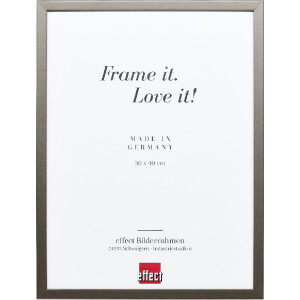 Marco de fotos Effect Profil Top S platin 18x24 cm con vidrio normal