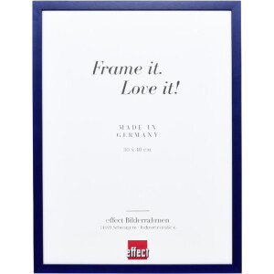 Marco de fotos de madera Effect Profil Top S azul 30x40 cm con vidrio normal