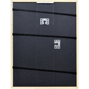 Marco de fotos de madera Effect Profil Top S plata 40x40 cm con cristal normal