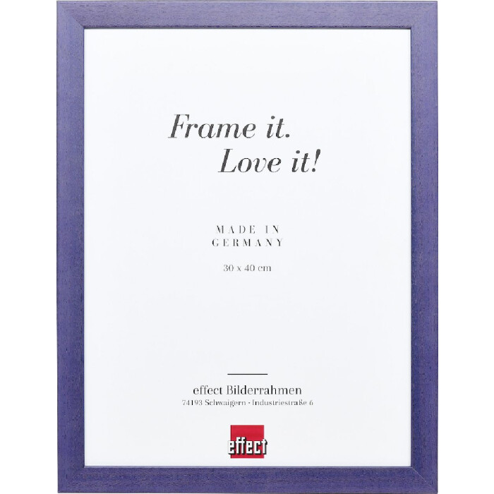 Marco de fotos de madera Effect Profil Top Pro Flieder 21x29,7 cm con vidrio transparente