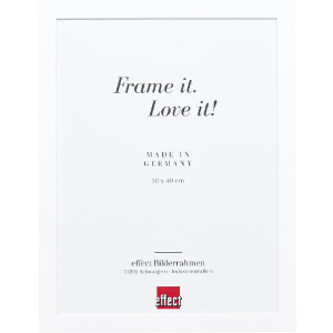 Marco de fotos de madera Effect Profil Top Pro blanco 23x70 cm con cristal claro