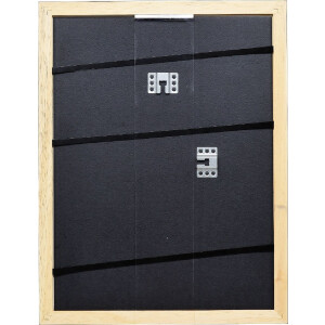 Marco de fotos de madera Effect Profil Top Pro negro 25x30 cm con vidrio transparente