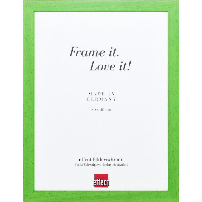 Marco de fotos de madera Effect Profil Top Pro meeresverde 25x35 cm con vidrio transparente