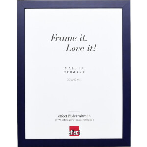 Marco de fotos Effect Profil Top Pro azul 27x48 cm con vidrio transparente