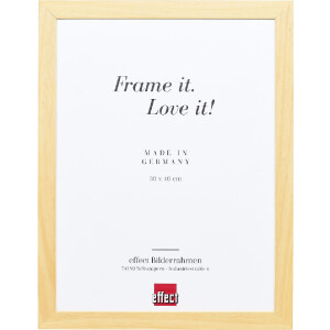 Marco de fotos de madera Effect Profil Top Pro natural 28x35 cm con vidrio transparente