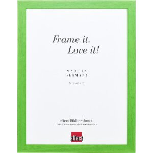 Marco de fotos de madera Effect Profil Top Pro meeresverde 40x50 cm con vidrio transparente