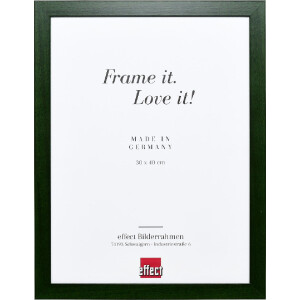 Marco de fotos de madera Effect Profil Top Pro tannengrün 60x60 cm con vidrio transparente