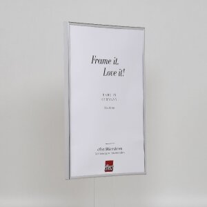 Efecto marco de plástico Art silver 50x75 cm cristal antirreflejos