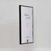 Marco de plástico efecto Art negro 60x60 cm cristal antirreflejos