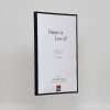 Marco de plástico efecto Art negro 10,5x14,8 cm cristal antirreflejos