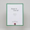 Marco de plástico efecto Art verde 61x91,5 cm cristal antirreflejos