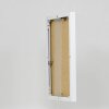 Marco de aluminio efecto Quadro 20x25 cm cristal blanco antirreflejos trasera MDF