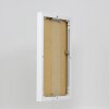 Marco de aluminio efecto Quadro 20x25 cm cristal blanco antirreflejos trasera MDF