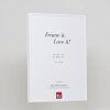 Marco de aluminio efecto Quadro 20x25 cm cristal blanco antirreflejos trasera MDF