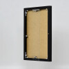 Portarretratos efecto aluminio Quadro 20x28 cm cristal negro antirreflejos